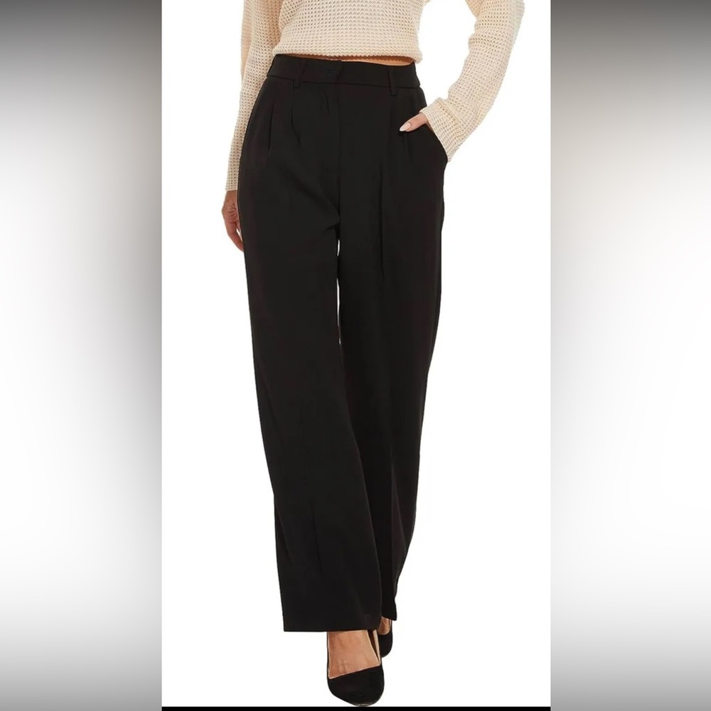 Black Wide Leg Trousers